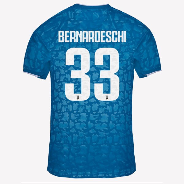 Camiseta Juventus NO.33 Bernaroeschi Replica Tercera Ropa 2019/20 Azul